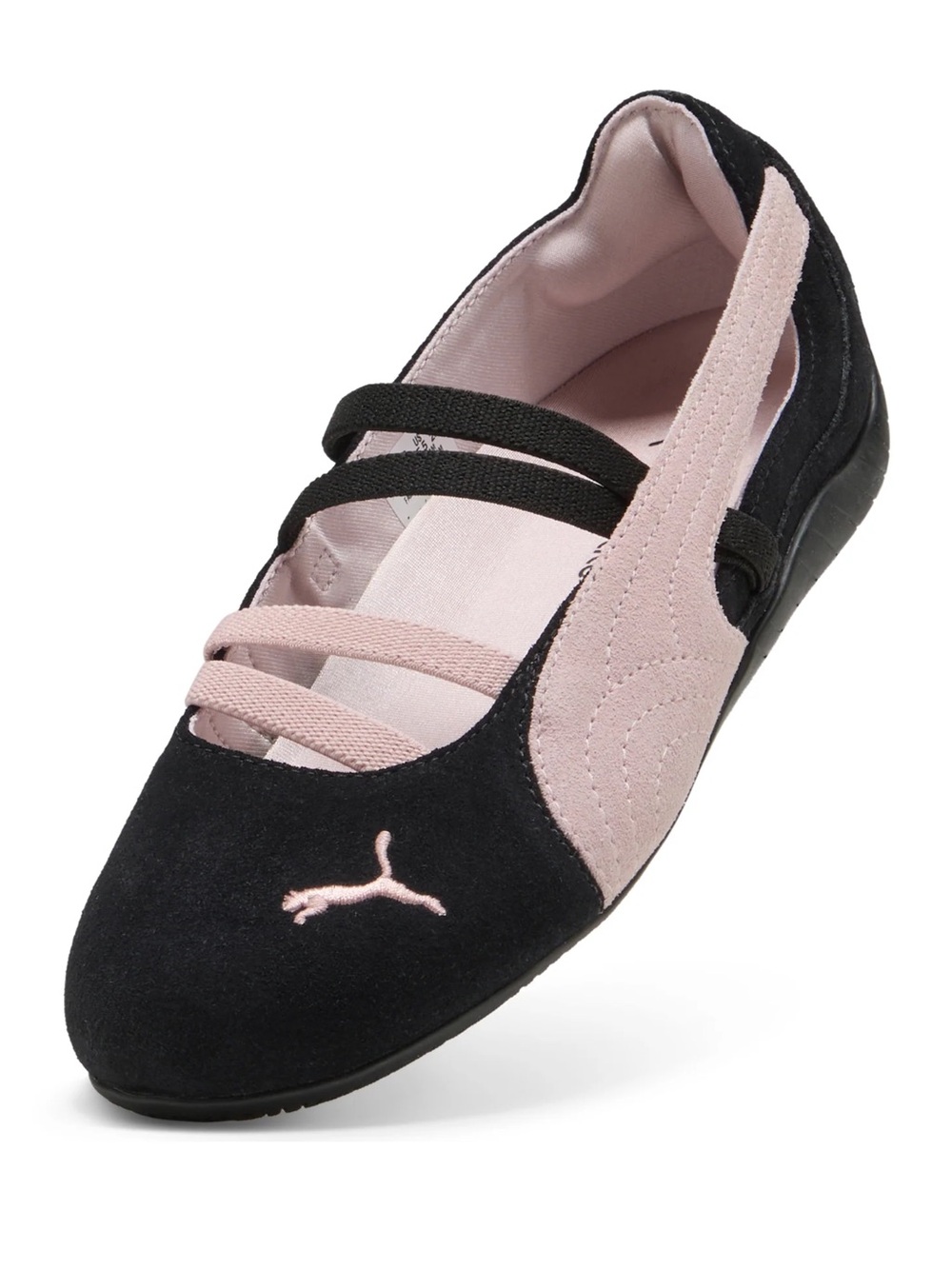 Puma Speedcat Ballet Suede Black / Mauve Mist Slip On Sneakers